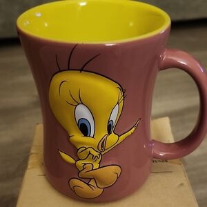 Warner Bros. Tweety Mug - Pink and Yellow